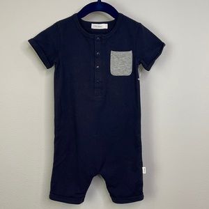 Miles NWOT Navy Blue Short Coveralls Romper 24 Month